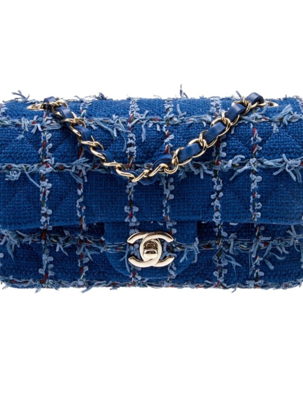 Chanel Blue Quilted Shoulder Bag - Picture 5 of 10